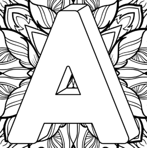 Alfabet kolorowanka